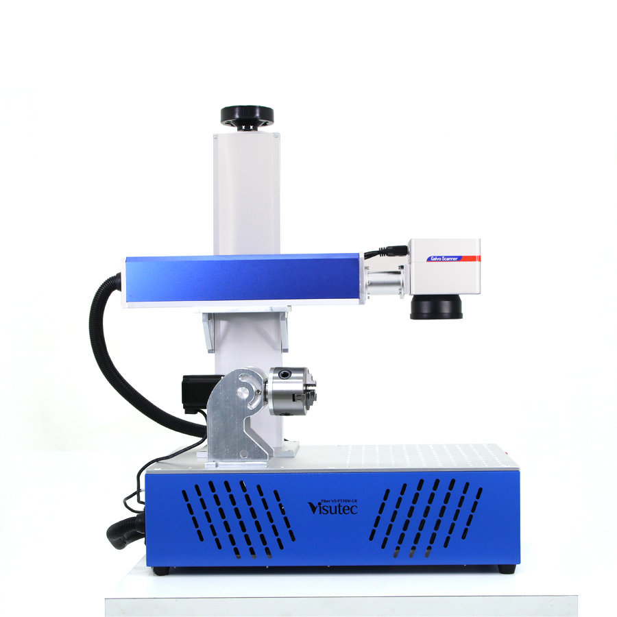 Máquina de gravação Fiber Laser Visutec VS-FT20W-RR 20W com eixo rotativo